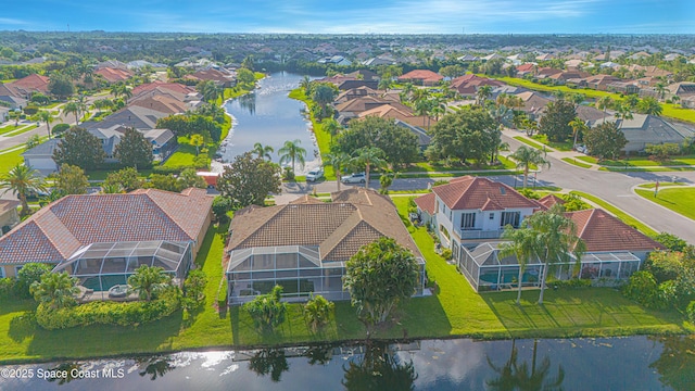 4180 Stoney Point Rd, Melbourne, FL 32940 - aerial perspective of suburban area with a large body of water