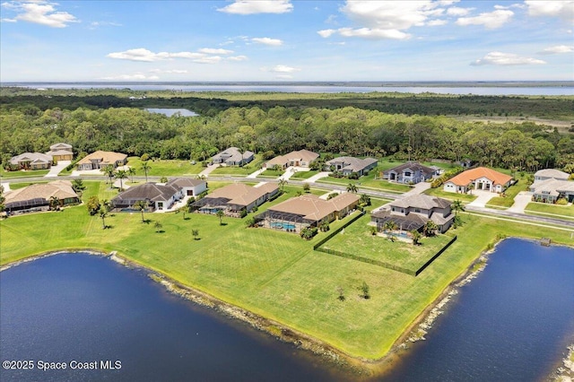 4464 Preservation Cir, Melbourne, FL 32934 - aerial perspective of suburban area featuring a large body of water
