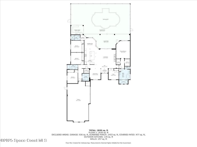 4464 Preservation Cir, Melbourne, FL 32934 - view of room layout