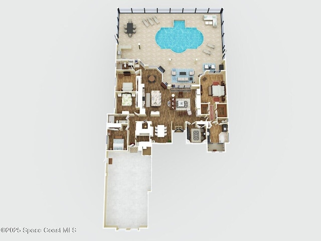 4464 Preservation Cir, Melbourne, FL 32934 - view of floor plan / room layout