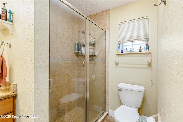 475 Atz Rd, Malabar, FL 32950 - full bath featuring a stall shower, vanity, and a textured wall