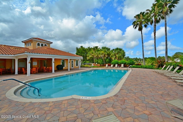 3531 Plume Way SE, Palm Bay, FL 32909 - community pool with a patio area