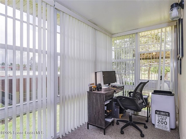 26 Pine Arbor Ln Unit 205, Vero Beach, FL 32962 - carpeted home office with plenty of natural light