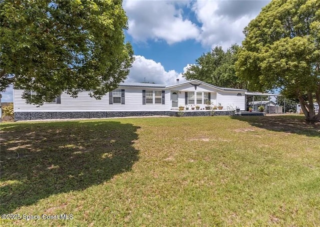 1317 Ashlee Ct, Auburndale, FL 33823 - view of front facade featuring a front yard