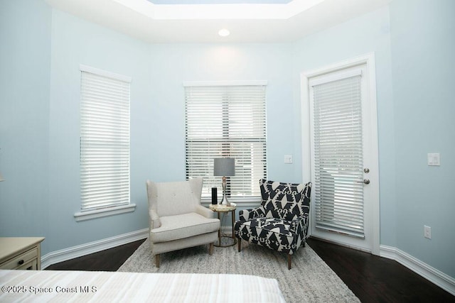 7354 Lucaya Ct, Melbourne, FL 32940 - sitting room with wood finished floors and recessed lighting