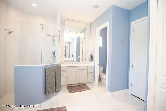 7354 Lucaya Ct, Melbourne, FL 32940 - full bathroom with walk in shower and vanity