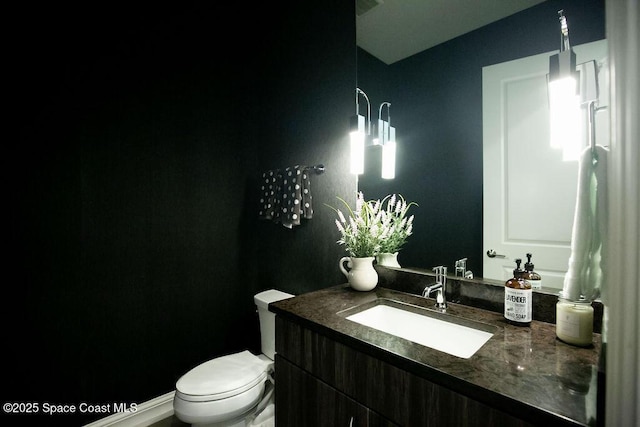 7354 Lucaya Ct, Melbourne, FL 32940 - half bathroom with vanity and toilet