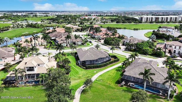 7354 Lucaya Ct, Melbourne, FL 32940 - aerial view of residential area featuring a large body of water