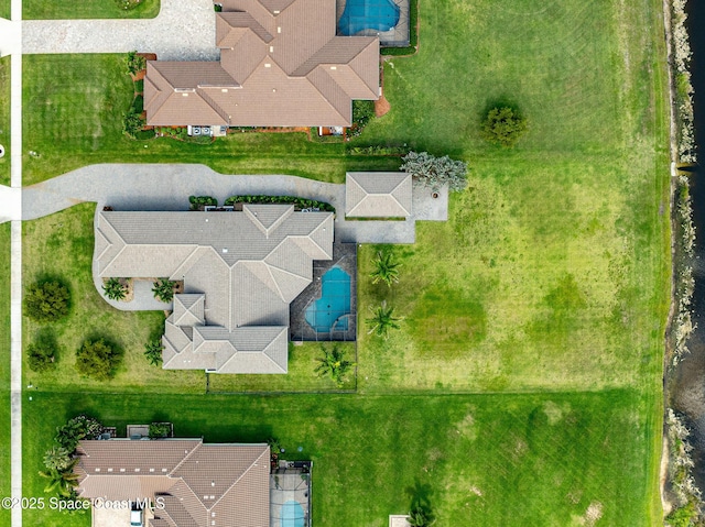 4554 Preservation Cir, Melbourne, FL 32934 - aerial view of a pool area