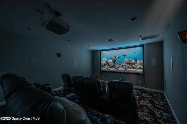 4554 Preservation Cir, Melbourne, FL 32934 - carpeted cinema room with baseboards