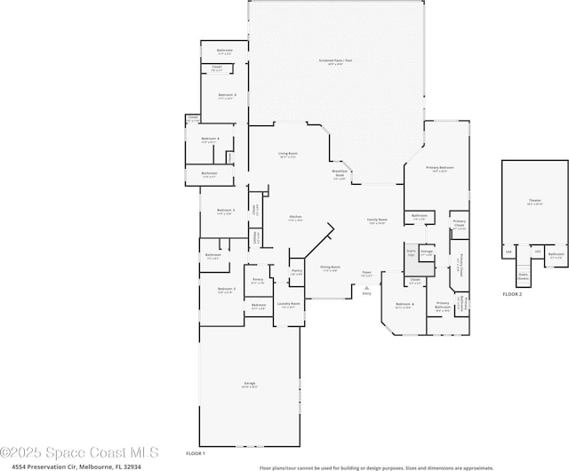4554 Preservation Cir, Melbourne, FL 32934 - view of property floor plan