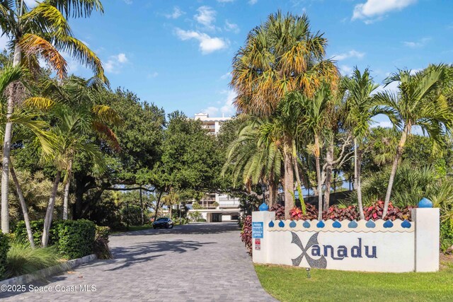 750 N Atlantic Ave Unit 203, Cocoa Beach, FL 32931 - view of community featuring decorative driveway