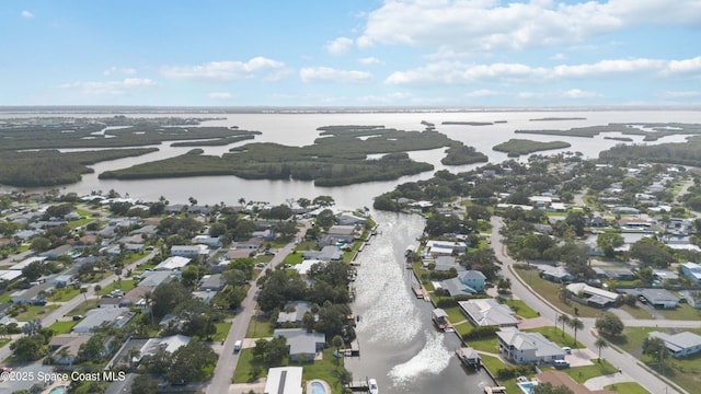 750 N Atlantic Ave Unit 203, Cocoa Beach, FL 32931 - aerial view of property's location featuring a large body of water and nearby suburban area