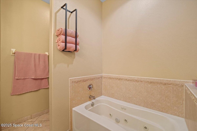 2097 Hidden Grove Ln Unit 106, Merritt Island, FL 32953 - full bathroom featuring a whirlpool tub and tile patterned flooring