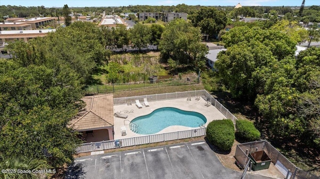 2097 Hidden Grove Ln Unit 106, Merritt Island, FL 32953 - aerial view of a pool area