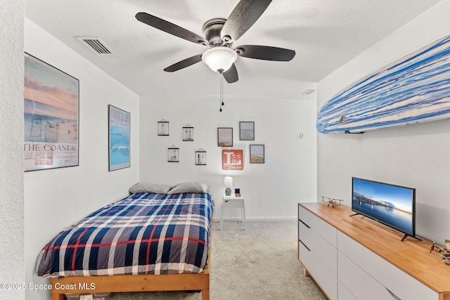 3498 Cutty Sark Way, Indialantic, FL 32903 - bedroom featuring light colored carpet and a ceiling fan