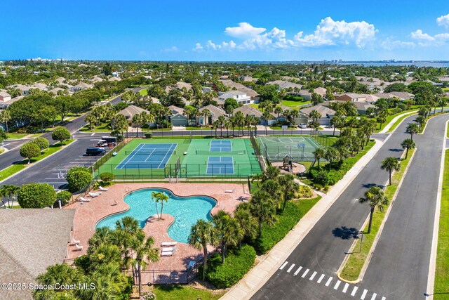 3498 Cutty Sark Way, Indialantic, FL 32903 - bird's eye view of a pool