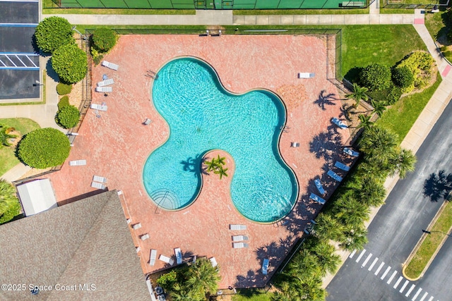 3498 Cutty Sark Way, Indialantic, FL 32903 - bird's eye view of a pool