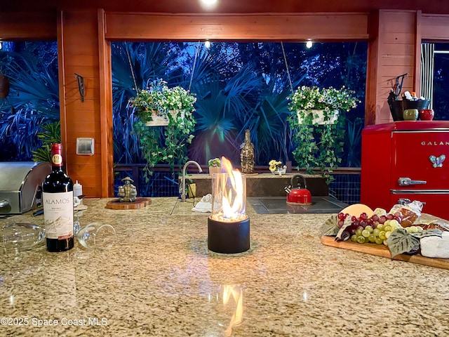 3601 Oneida St, Cocoa, FL 32926 - detailed view of an outdoor fire pit