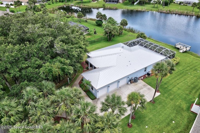 770 S Easy St, Sebastian, FL 32958 - aerial view of property and surrounding area with a nearby body of water