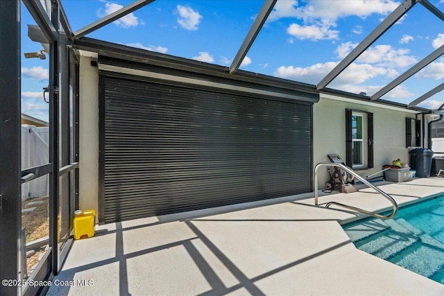 1787 Attilburgh Blvd, West Melbourne, FL 32904 - outdoor pool with a patio area and a lanai