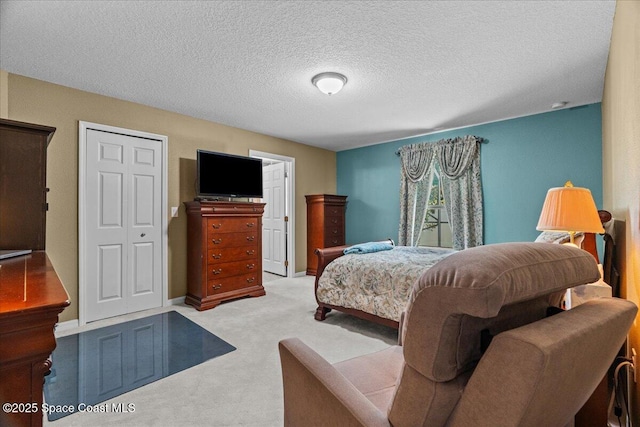 1787 Attilburgh Blvd, West Melbourne, FL 32904 - bedroom with light carpet and a textured ceiling