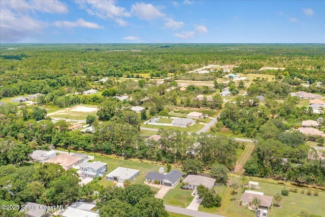 2595 Diane Ave SE, Palm Bay, FL 32909 - aerial view of property's location with a heavily wooded area and nearby suburban area