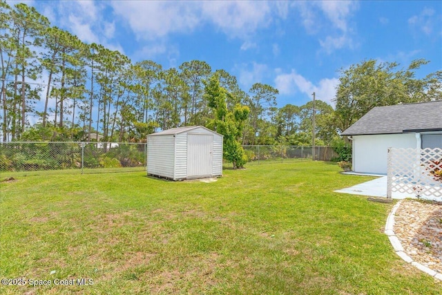 2595 Diane Ave SE, Palm Bay, FL 32909 - fenced backyard with a shed
