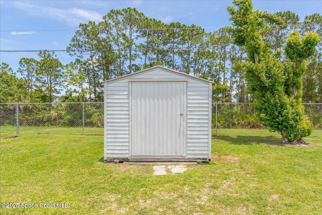 2595 Diane Ave SE, Palm Bay, FL 32909 - view of shed featuring a fenced backyard