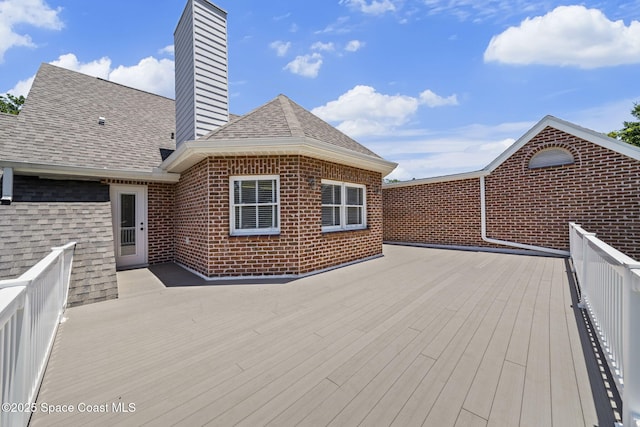 1407 Rockledge Dr, Rockledge, FL 32955 - view of wooden deck