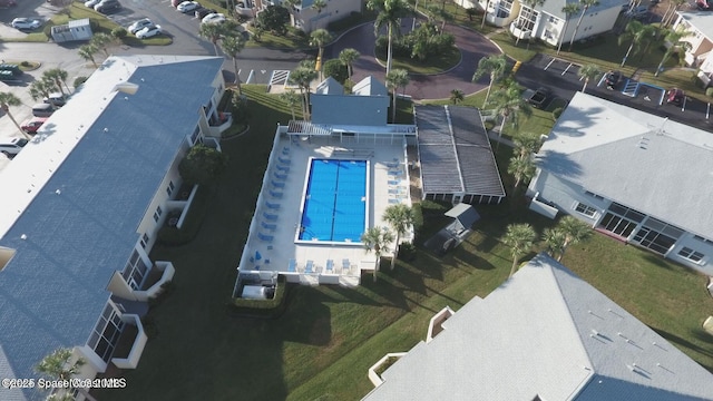 951 Sonesta Ave NE Unit 204, Palm Bay, FL 32905 - aerial view of residential area featuring a pool area