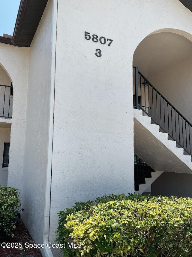 5807 N Atlantic Ave Unit 322, Cape Canaveral, FL 32920 - view of staircase