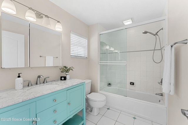 174 Martesia Way, Indian Harbour Beach, FL 32937 - full bathroom with vanity, tile patterned floors, and tub / shower combination