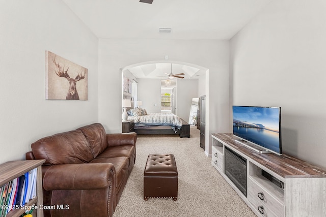 3550 Salt Marsh Cir, West Melbourne, FL 32904 - carpeted bedroom featuring arched walkways