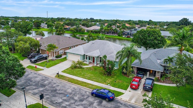 2542 Woodfield Cir, Melbourne, FL 32904 - aerial view of residential area with a large body of water
