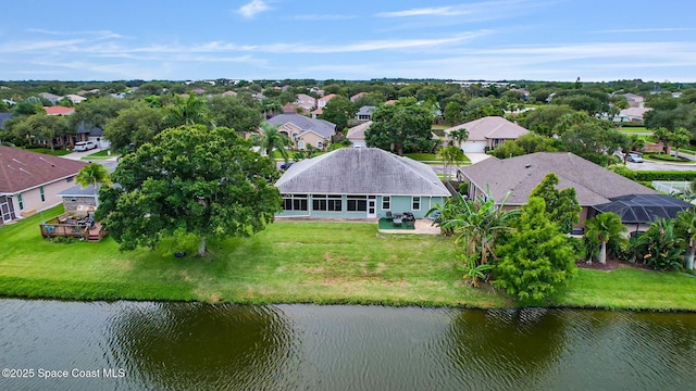 2542 Woodfield Cir, Melbourne, FL 32904 - aerial view of residential area featuring a large body of water