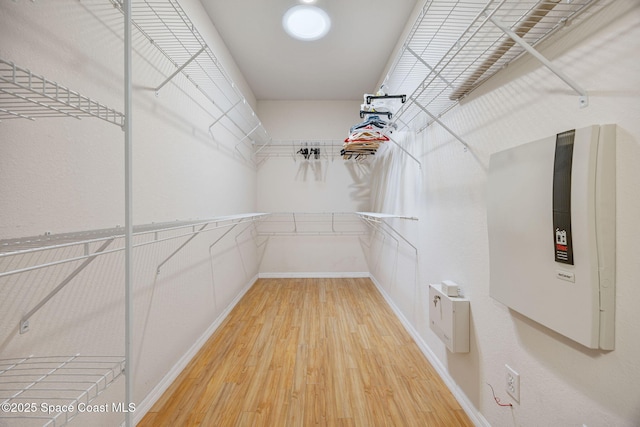 2542 Woodfield Cir, Melbourne, FL 32904 - walk in closet with wood finished floors