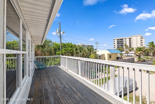 120 Norwood Ave Unit 120, Satellite Beach, FL 32937 - view of wooden terrace