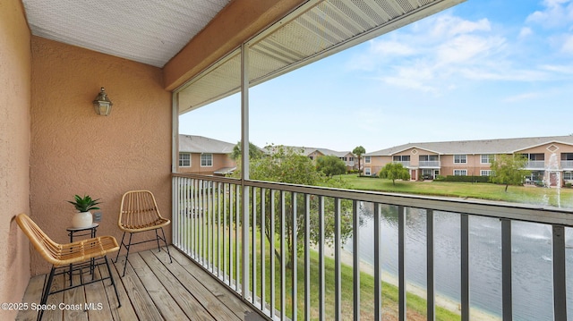 1880 Long Iron Dr Unit 1322, Rockledge, FL 32955 - balcony featuring a water view and a residential view