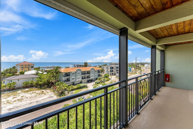 2375 S Atlantic Ave Unit 601, Cocoa Beach, FL 32931 - balcony featuring a water view