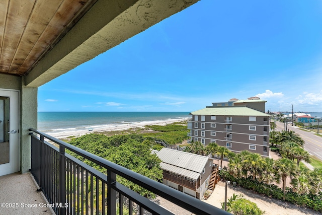 2375 S Atlantic Ave Unit 601, Cocoa Beach, FL 32931 - balcony with a water view