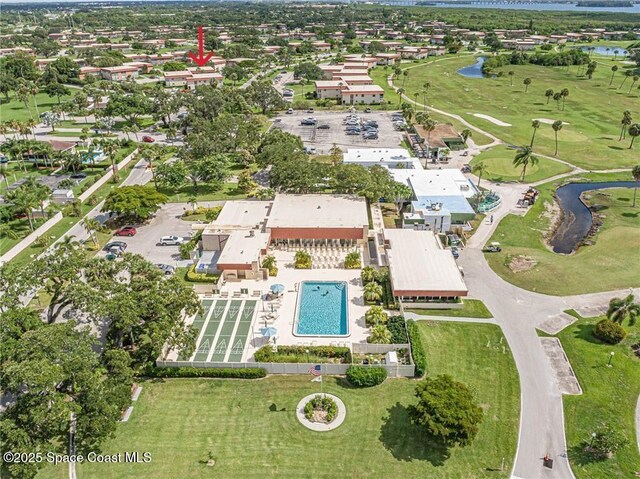 57 Woodland Dr Unit 201, Vero Beach, FL 32962 - view of property location with a nearby body of water and a golf course