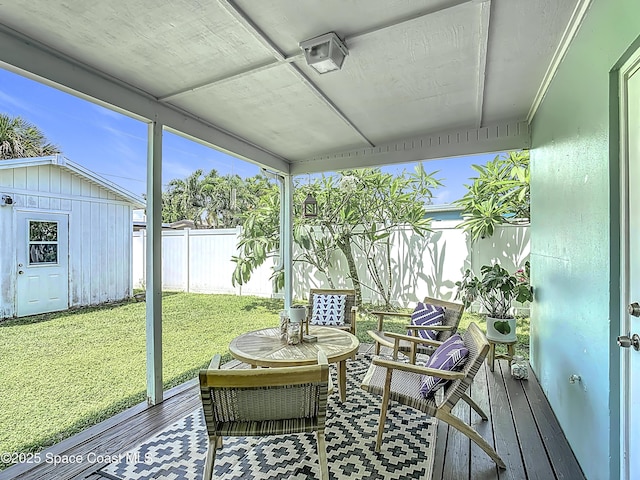 432 N Neptune Dr, Satellite Beach, FL 32937 - sunroom / solarium with healthy amount of natural light