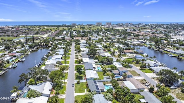 432 N Neptune Dr, Satellite Beach, FL 32937 - aerial view of property and surrounding area with nearby suburban area