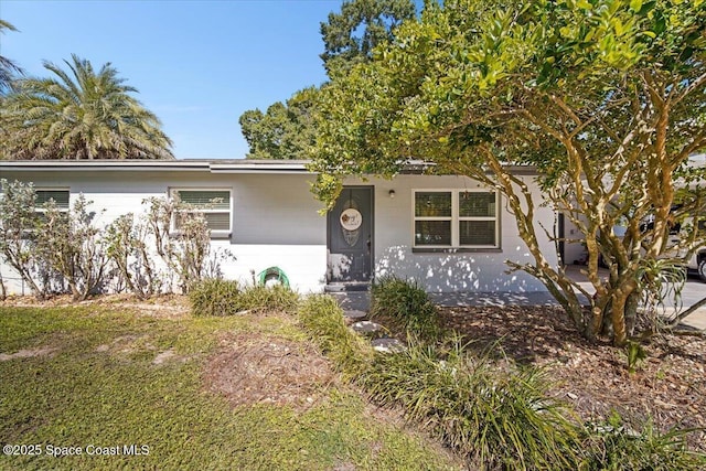 13 Lee St, Cocoa, FL 32926 - view of front of home with concrete block siding