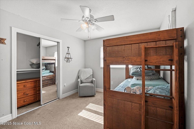 13 Lee St, Cocoa, FL 32926 - bedroom with light carpet and ceiling fan