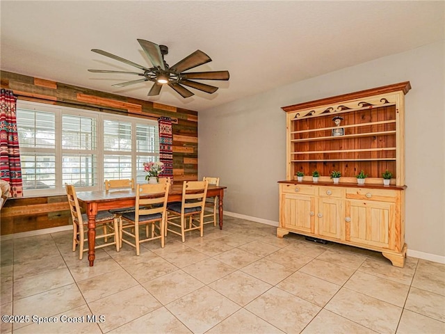 9025 106th Ave, Vero Beach, FL 32967 - dining room featuring ceiling fan and light tile patterned floors