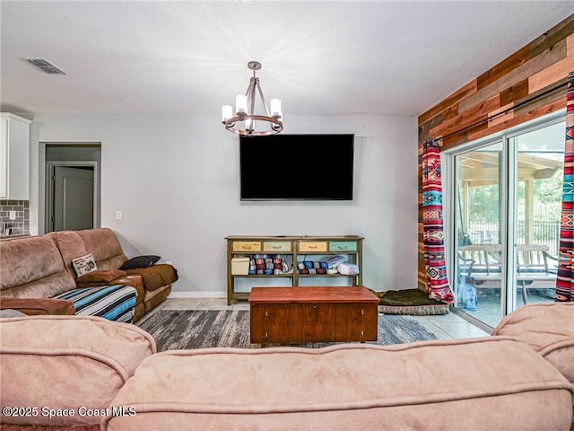 9025 106th Ave, Vero Beach, FL 32967 - living area with a chandelier