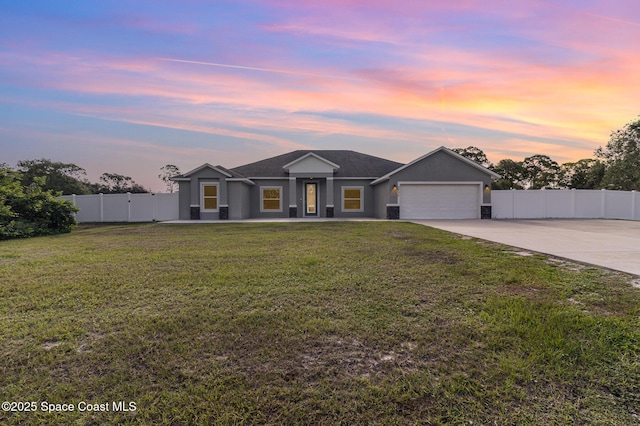 3735 Crista Jean Ave, Grant-Valkaria, FL 32909 - single story home with a garage, driveway, and stucco siding