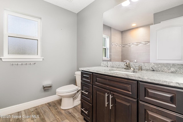 3735 Crista Jean Ave, Grant-Valkaria, FL 32909 - full bath featuring vanity, healthy amount of natural light, and wood finished floors
